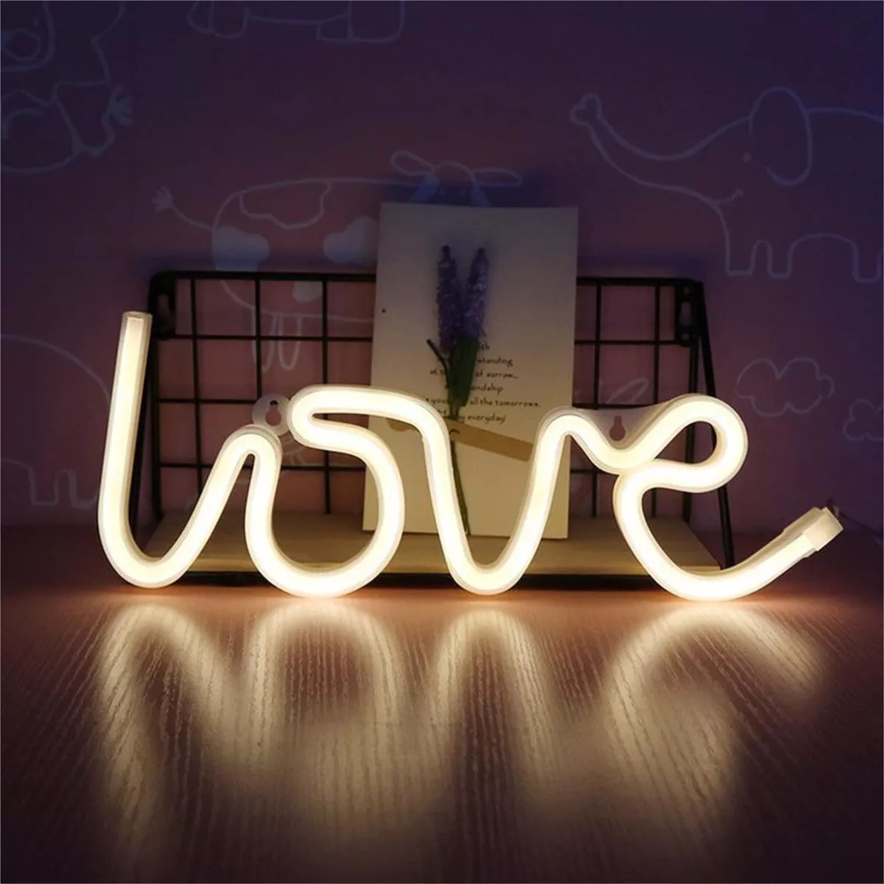 Letrero Led Decorativo Diseño Love