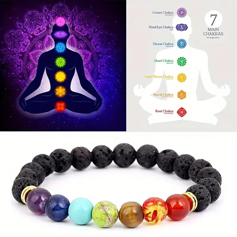 Pulsera Limpia Mala Energias CHAKRAs
