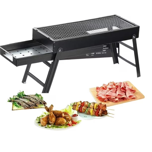 Parrilla de Carbón Portátil de Acero