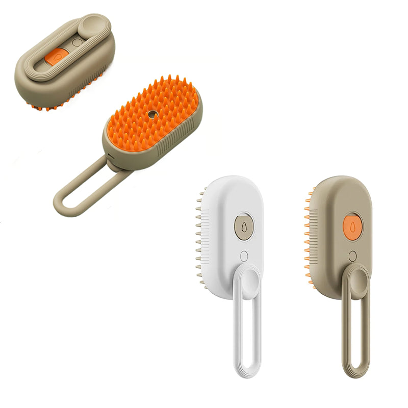 Cepillo Para Mascotas A Vapor Recargable