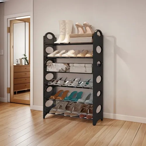 Zapatero de 4-6 niveles horizontal