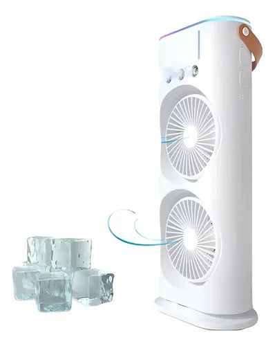 VENTILADOR DOBLE CON HUMIFICADOR