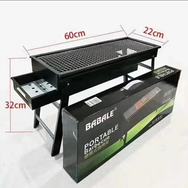 Parrilla de Carbón Portátil de Acero