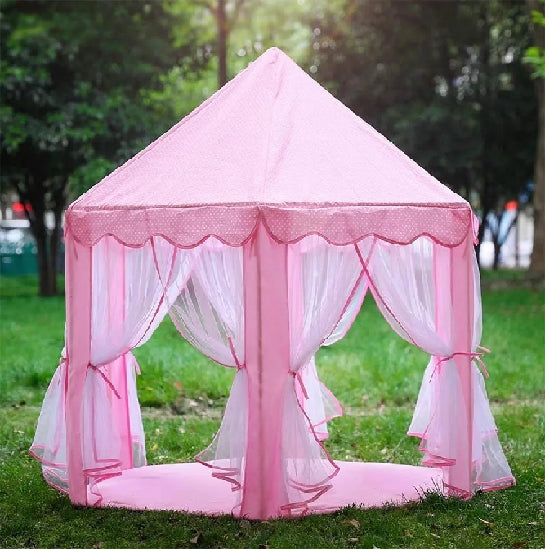 Carpa en forma de castillo de princesa