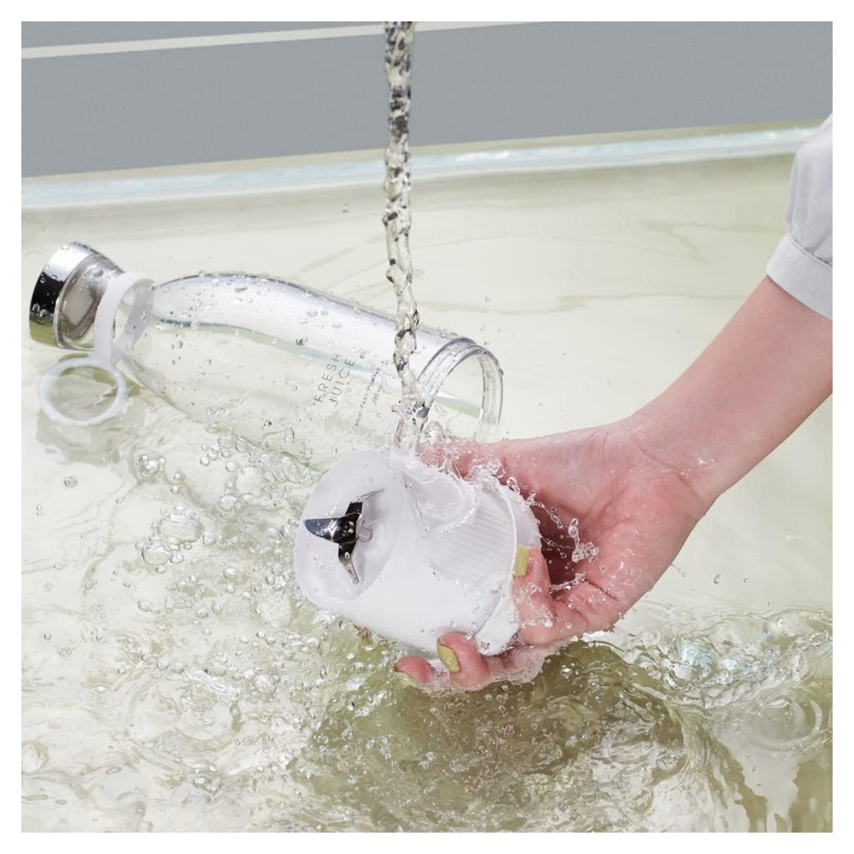 Batidora Portatil Rosa Juice 350 ml